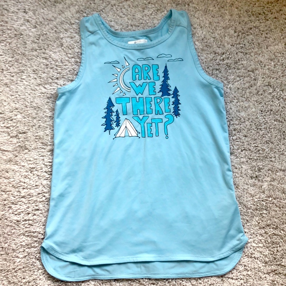 Girls Columbia Moisture Wicking Are We There Yet Tank